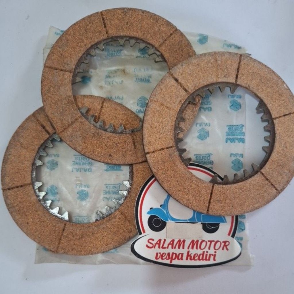kampas kopling vespa bajaj model bajaj