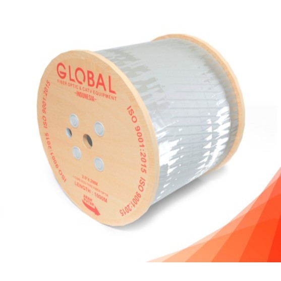 Global Mini 1 Core / 2 Core 3 Seling Dropcore 1KM FTTH - Kabel Fiber optik 1Core - Fiber Optik