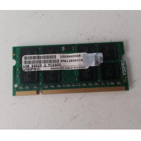 SODIMM MEMORY RAM DDR2 VISIPRO 1GB PC5300 - ercomp1