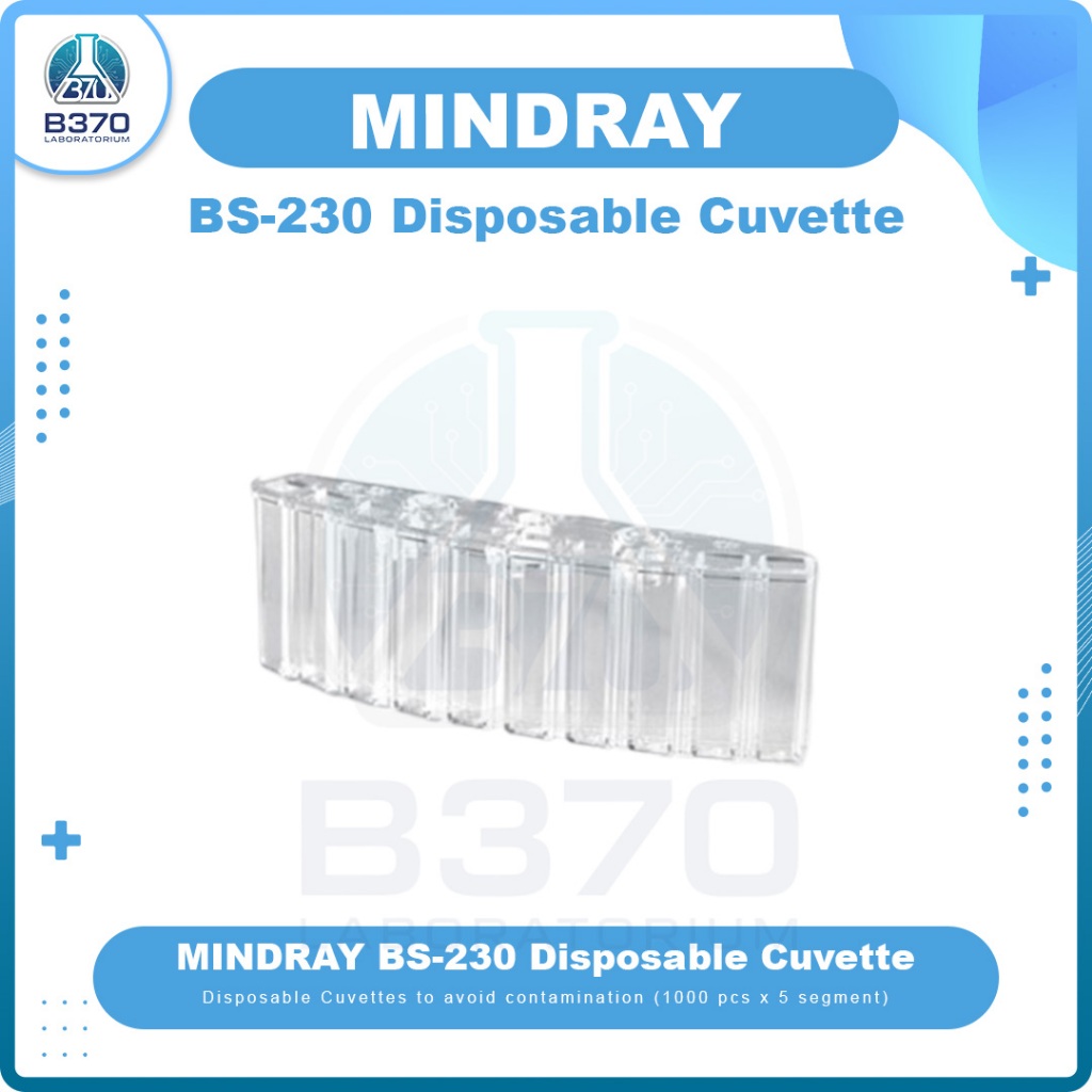MINDRAY BS-230 Disposable Cuvette (1000 pcs x 5 segment)