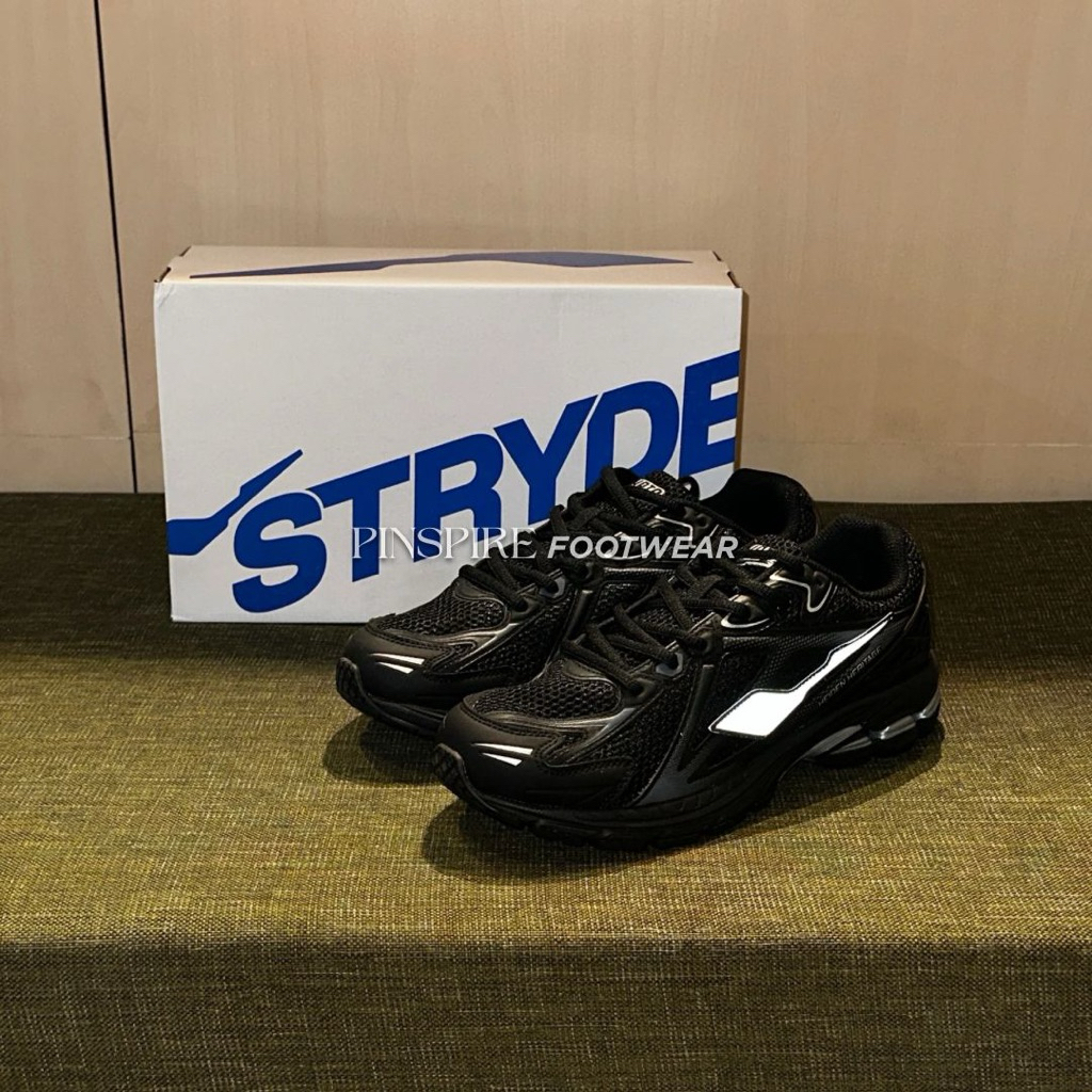 HEIDEN HERITAGE [HRTG] - RX1331 - ULTRA BLACK - SEPATU SNEAKERS CASUAL PRIA DEWASA