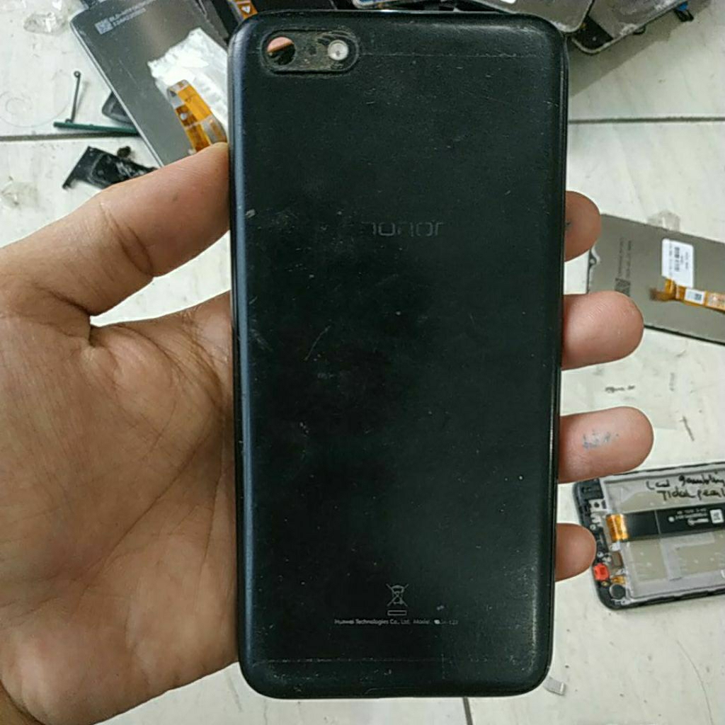 backdoor bekas honor 7A tanpa tombol minus kaca kamera