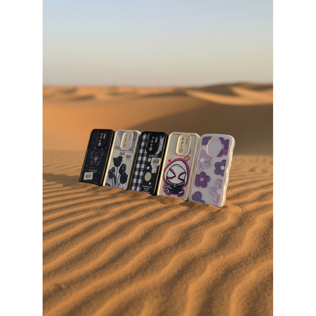 Case Redmi 9 Poco M2 Softcase Motif Lucu Butterfly Bunga Gelombang Casing Xiaomi Redmi9 Premium Aest