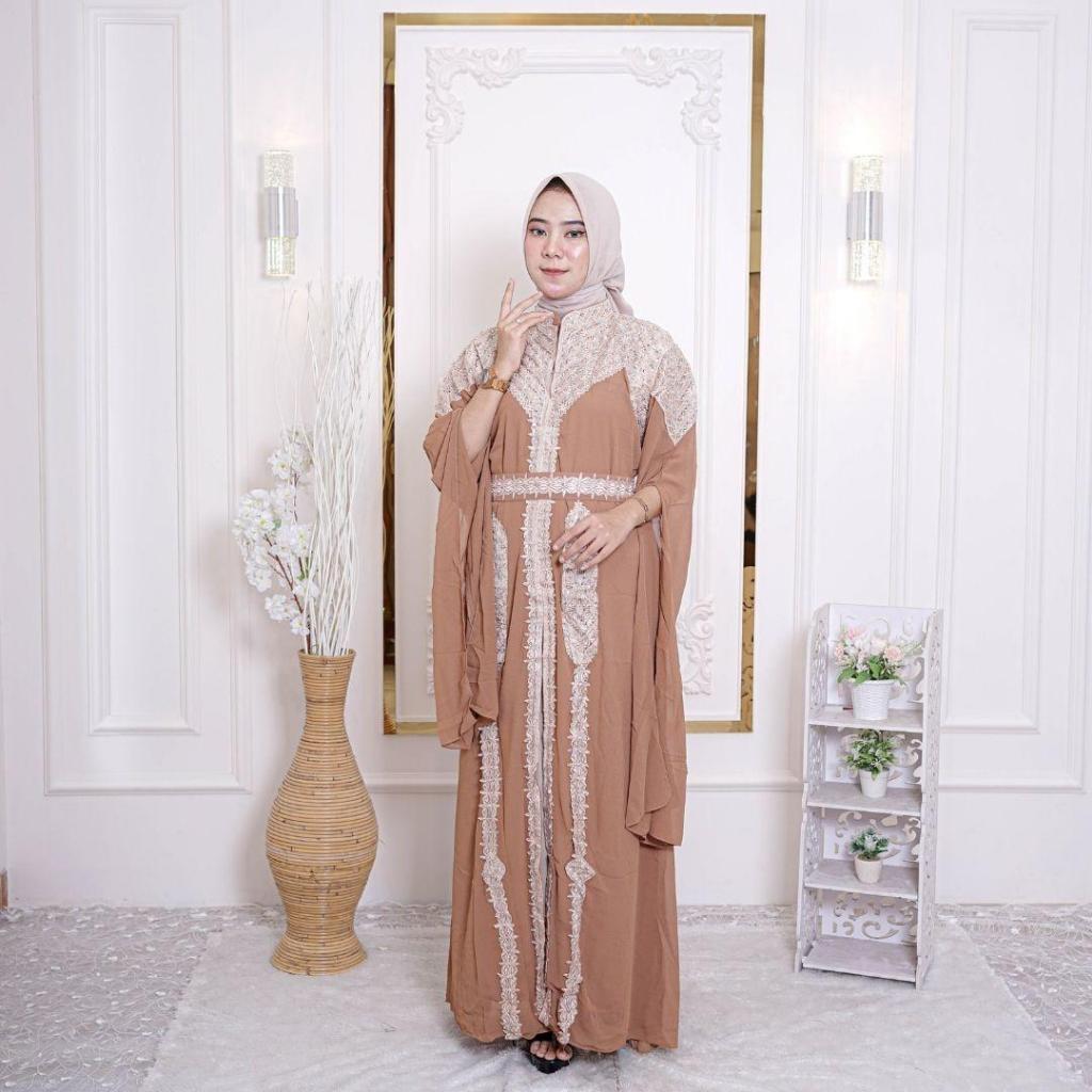 KCJ - Kaftan MEERA (Free Inner Gamis)