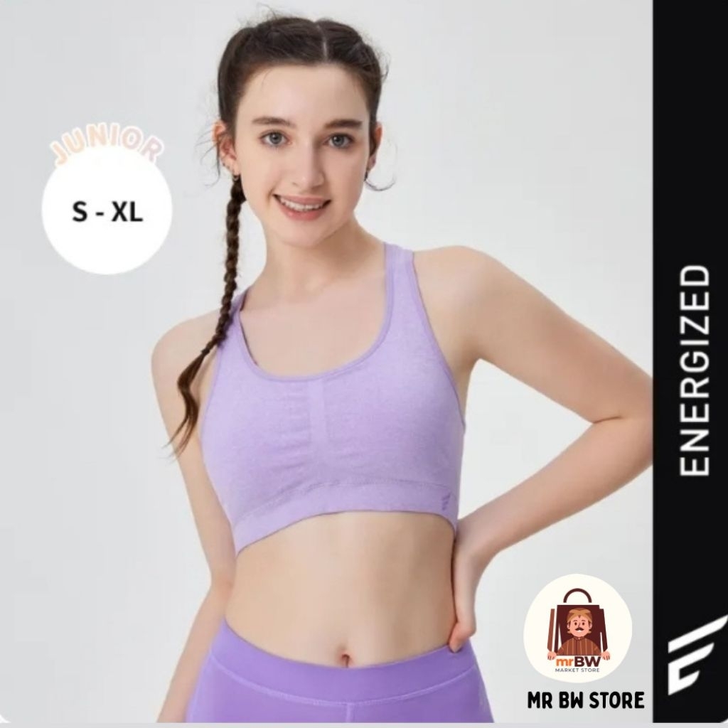 ENERGIZED ORIGINAL SPORT BRA JUNIOR.. KIDS SPORT BRA.. MINISET ANAK... SPORT BRA ANAK PEREMPUAN..
