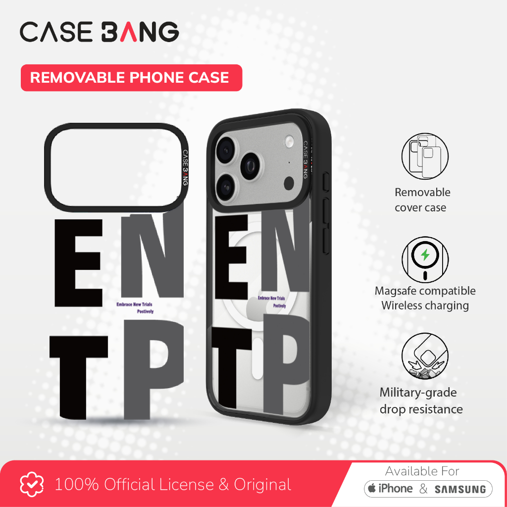 Casebang Removable Phone Case Cover MBTI Series - ENTP Imagisnap Magnetic Casing Iphone