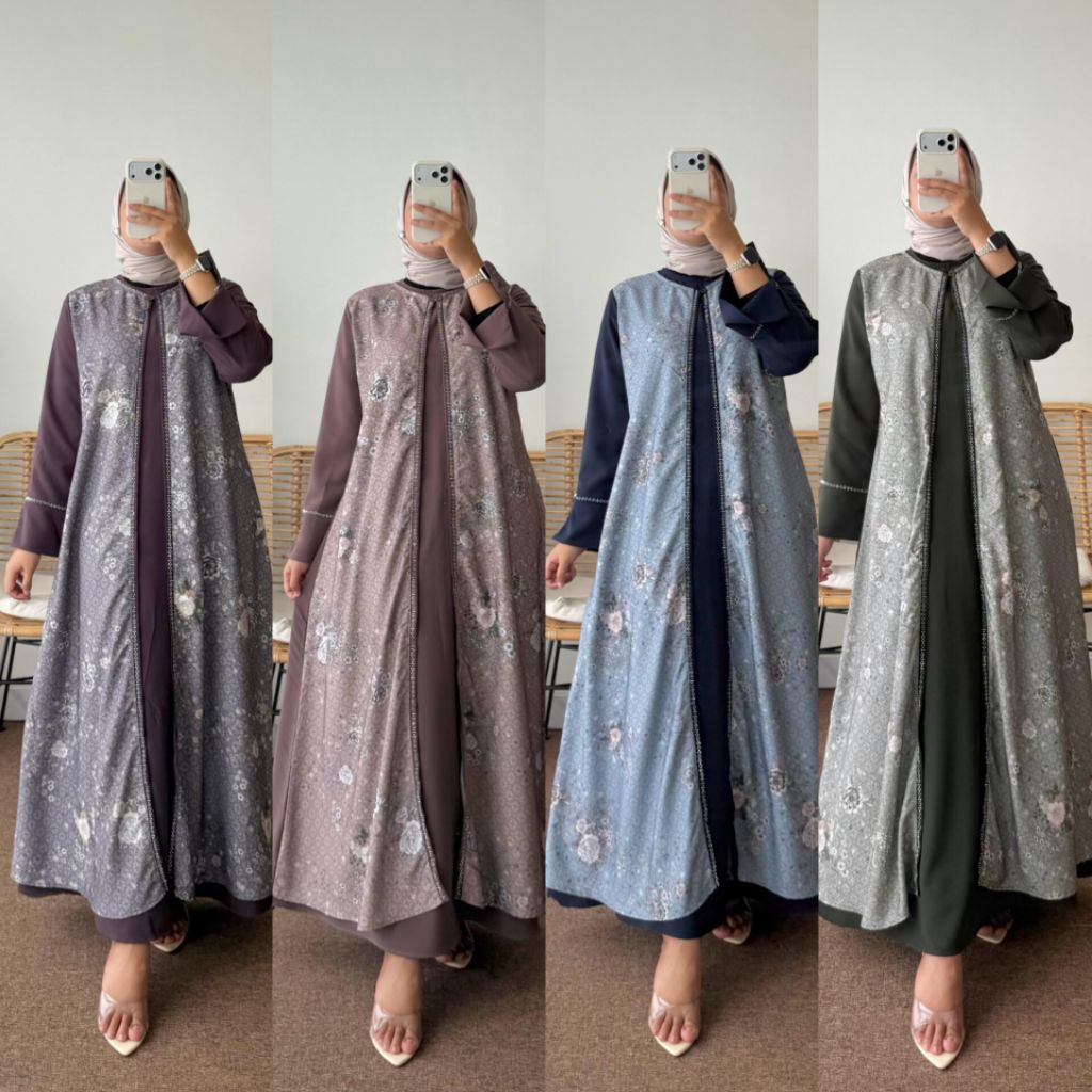 GAMIS ANISA/GAMIS ABAYA DRESS MOTIF/GAMIS JAGUAR/GAMIS ABAYA POLOS PAYET/GAMIS LEBARAN/GAMIS KARDIGA