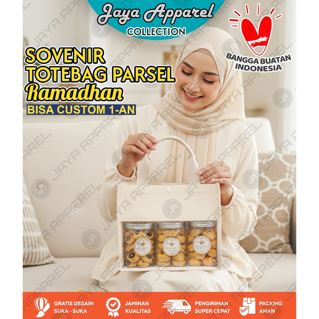 Custom Tas Hampers Sablon-Tas Sovenir Sablon-Tas Bridesmaid-D300-MIKA-Sovenir Tas