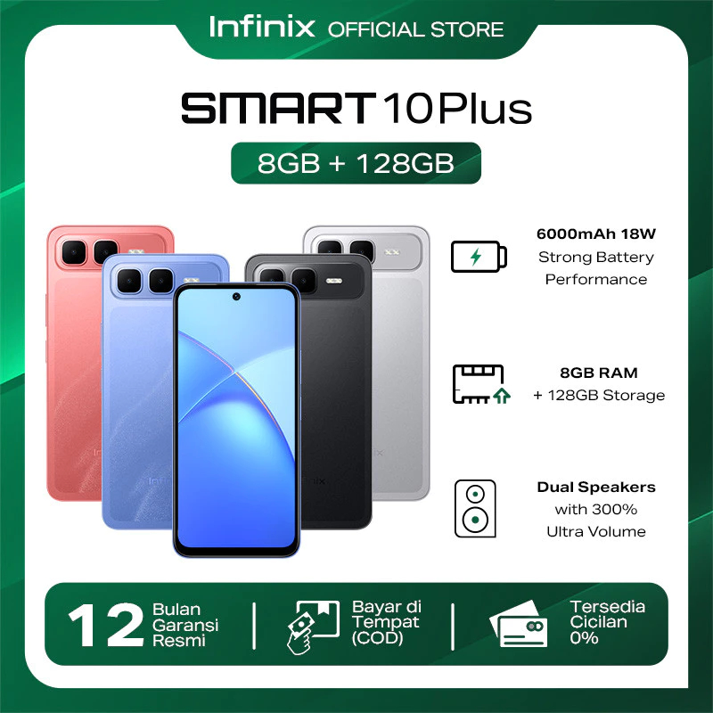 INFINIX SMART 10 PLUS NEW BNIB Ram 8/128 GB