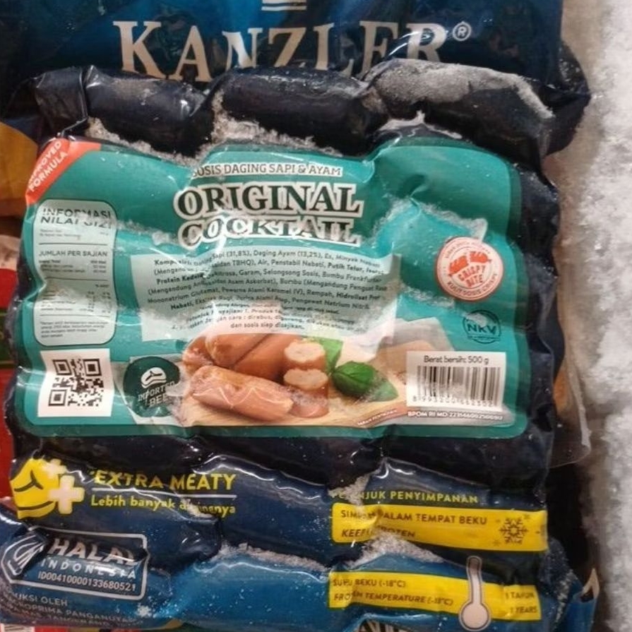 Kanzler Cocktail Sausage 500gr / Kanzler Beef cocktail / sosis sapi & ayam