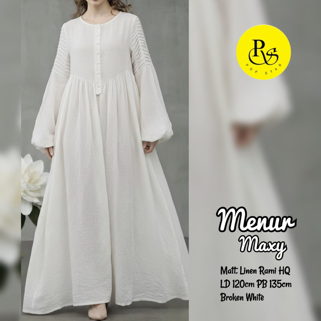 MENUR MAXY GAMIS DRESS JUMBO/NOM JUMBO TERMURAH