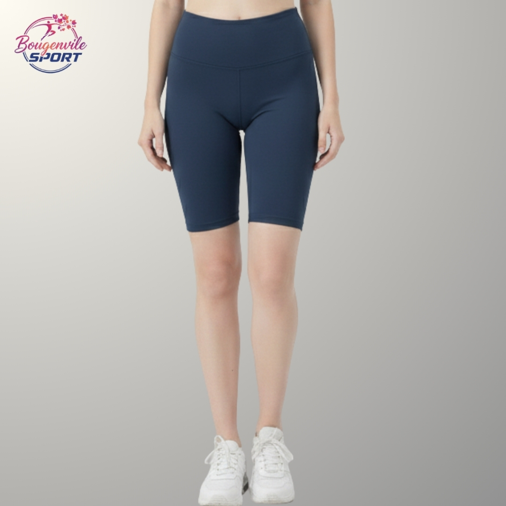 Celana Legging Pendek Olahraga Wanita Yoga Zumba Dry Fit Gym Workout Cycle Short