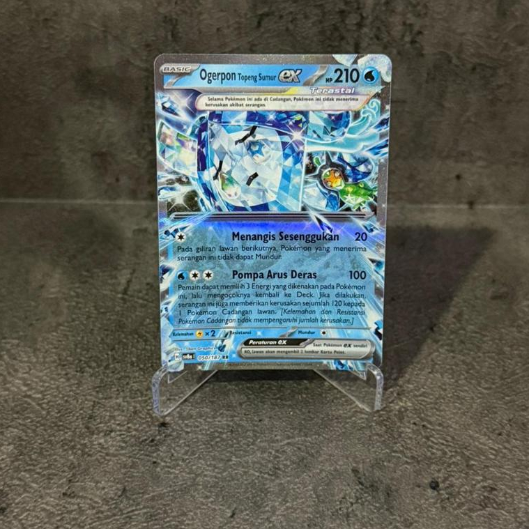 Ogerpon Topeng Sumur EX RR 050/187 - Pokemon TCG Indonesia