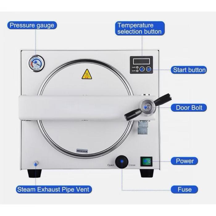 autoclave sterilizer steam autoclave steam dental table top 18L