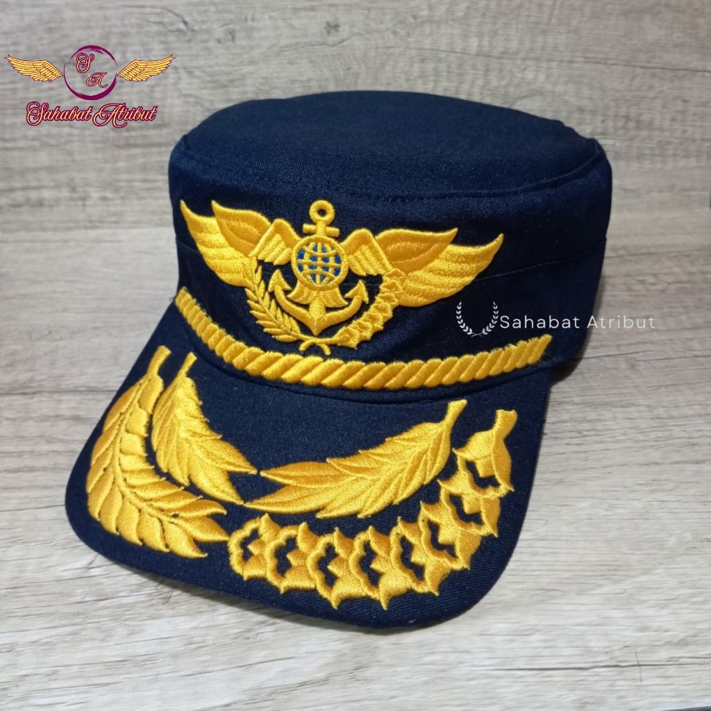TOPI DISHUB 4C - 4E FREE NAMA - TOPI KOMANDO DISHUB GOL 4 - TOPI DISHUB DUARAY