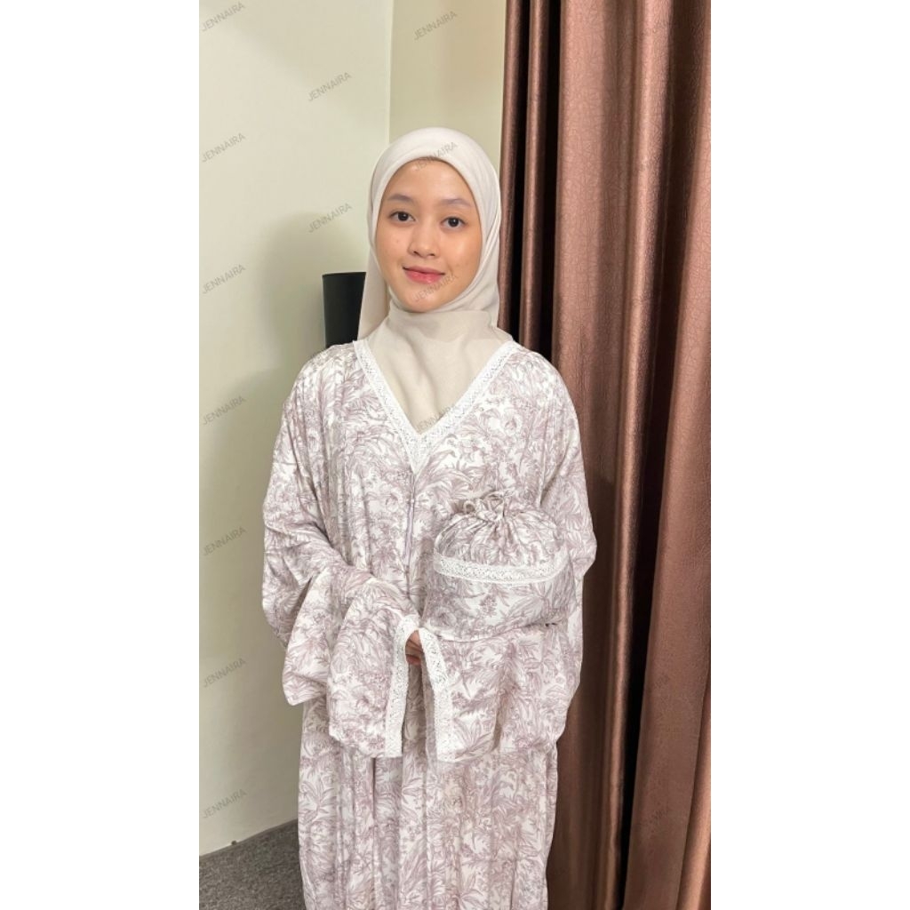 mukenah abaya Fioréa -Rayon Twill