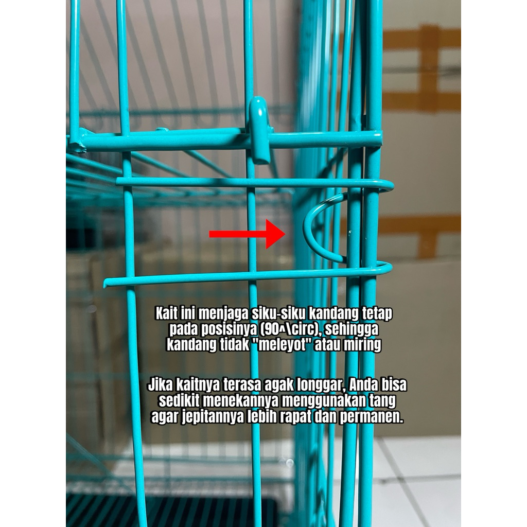 KANDANG KUCING JUMBO XXL MODEL ATAP RUMAH
