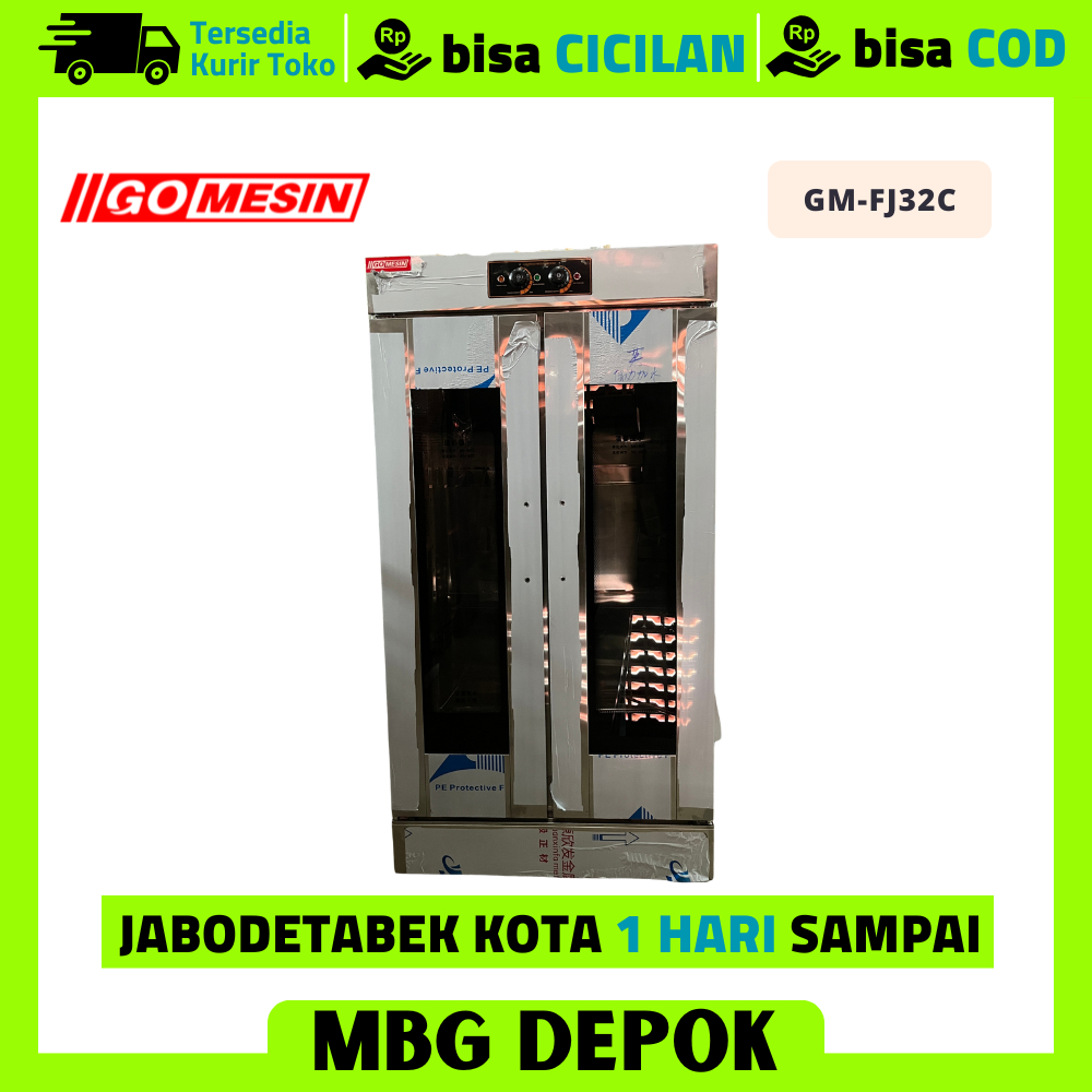 Proofer Listrik Getra FJ-30C Proofer Roti 30 Tray Stainless Garansi Resmi