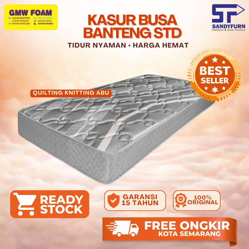 Kasur Busa Promo GMW Foam - Kasur Busa - Banteng Std- Quilting