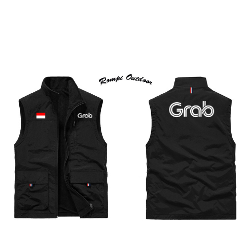 Rompi Casual Grab | Rompi Grab Original | Rompi Outdoor Driver Grab