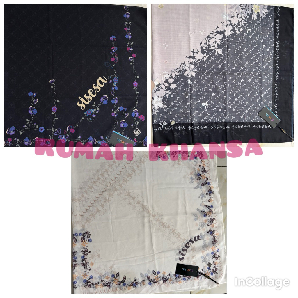 New with tag scraf sisesa black motif