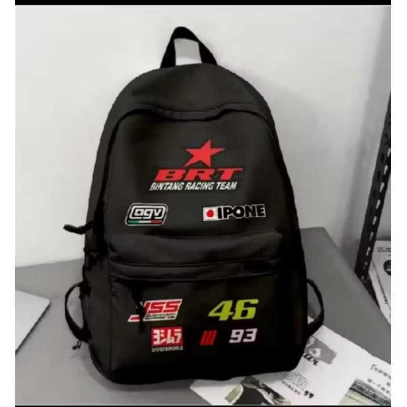 Tas ransel BRT sport racing anak sekolah terbaru tas ransel multyfungsi tas ransel bahan canvas