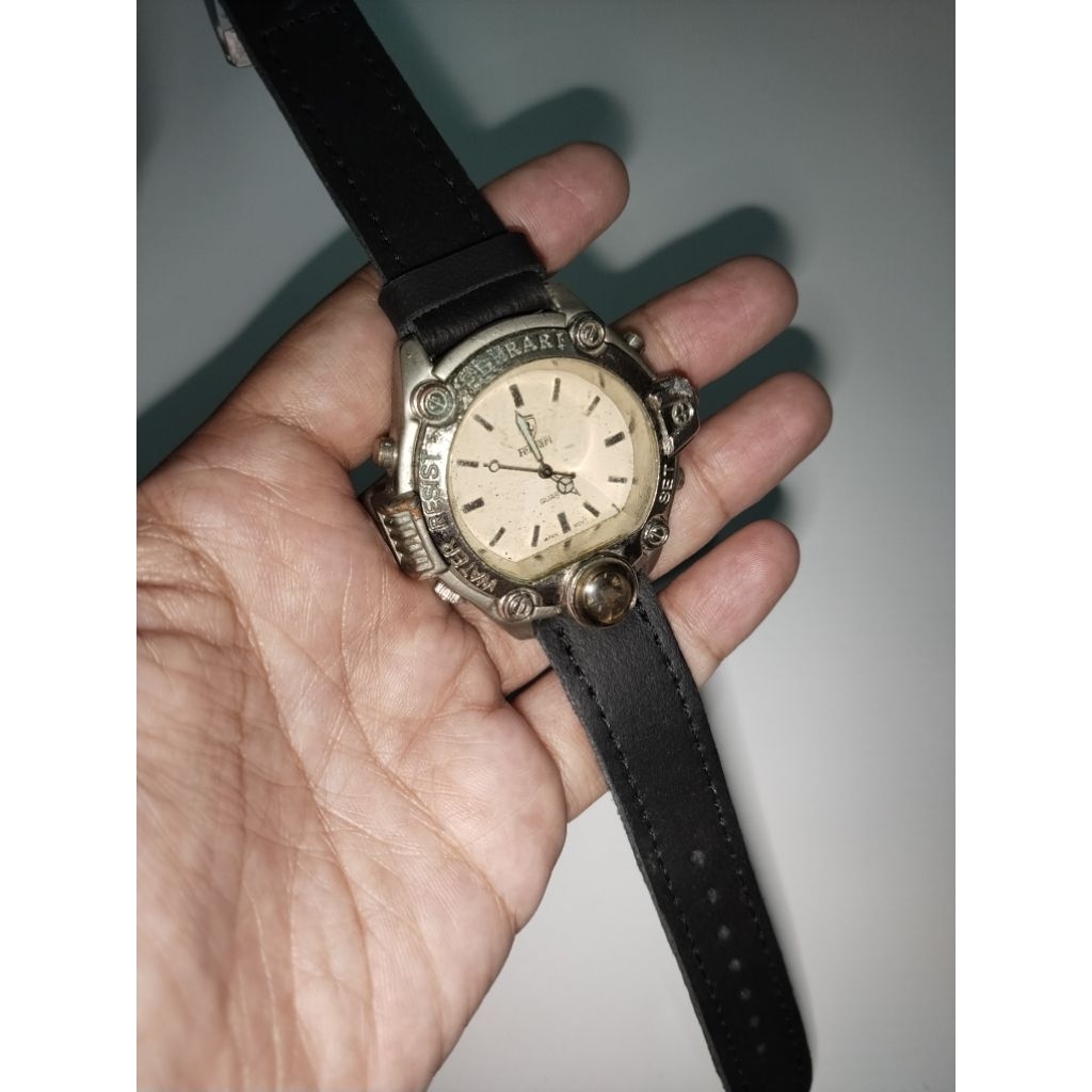 jam tangan vintage ferrari uniq rare