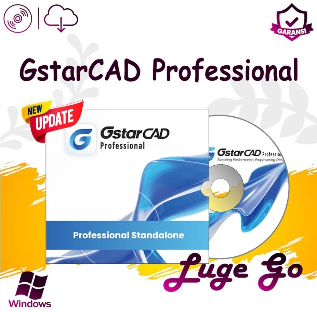 GstarCAD Pro Terupdate Full Garansi WIN
