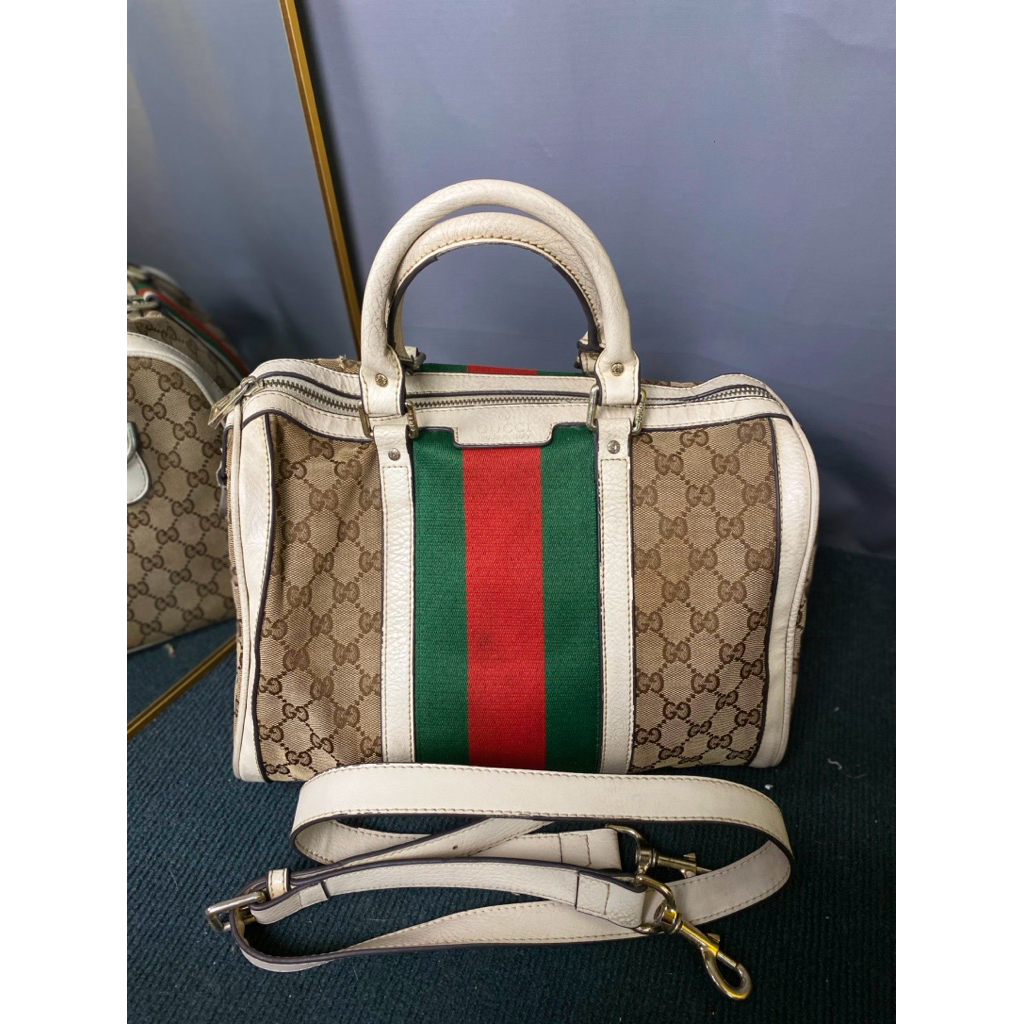 Gucci Speedy Boston Putih
