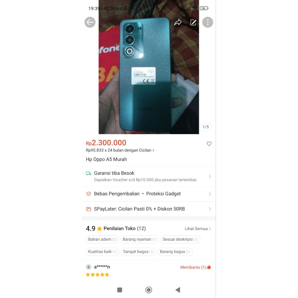 laptop gaming Msi murah  gtx 1650 ti + i7 gen 10 + 144hz