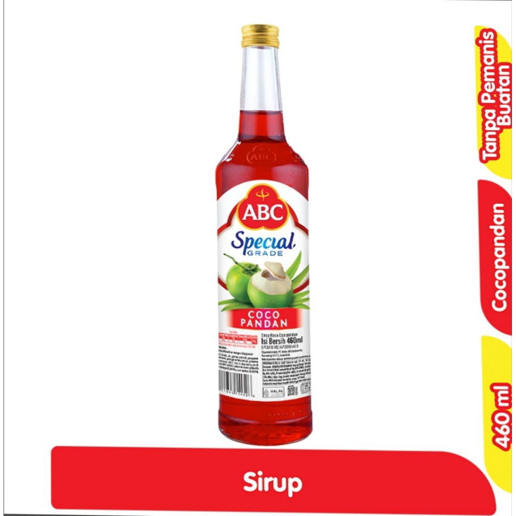 sirup ABC Special Grade Cocopandan 460 ml
