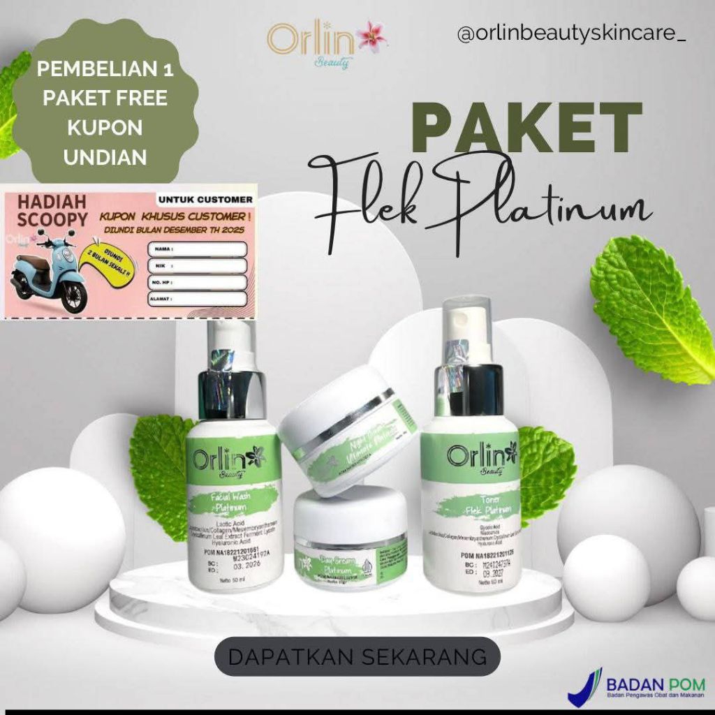 Paket ampuh/melasma/cream/flek hitam membandel/salep flek hitam/skincare/orlin beauty