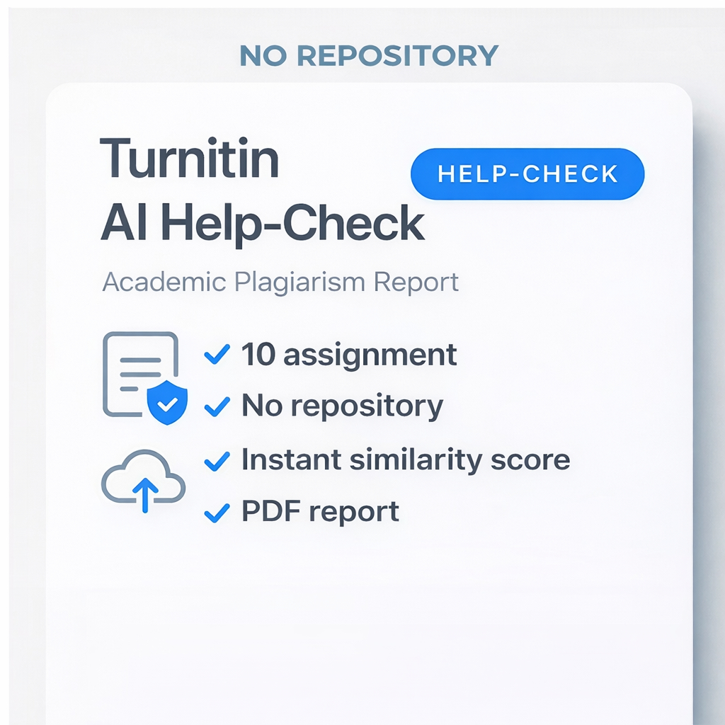 TURNITIN AI Jasa Help Cek Pribadu | Platform cek plagiarisme dan integritas LA