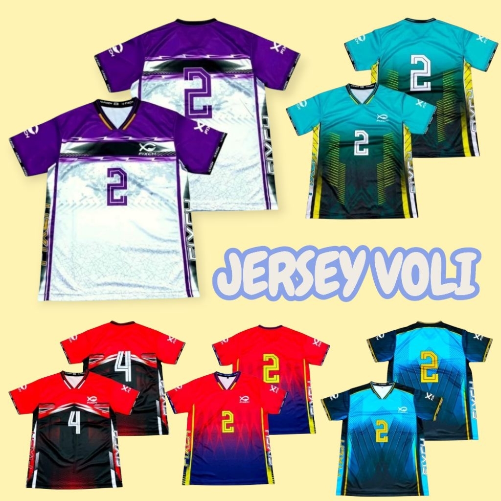 JERSEY OLAHRAGA VOLI 1 TIM LUSINAN JERSEY LUSINAN VOLI FULL PRINTING 1 TIM JERSEY OLAHRAGA VOLI 1 LU