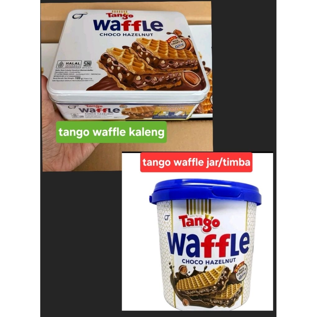 TANGO WAFFLE CHOCO HAZELNUT JAR/KALENG