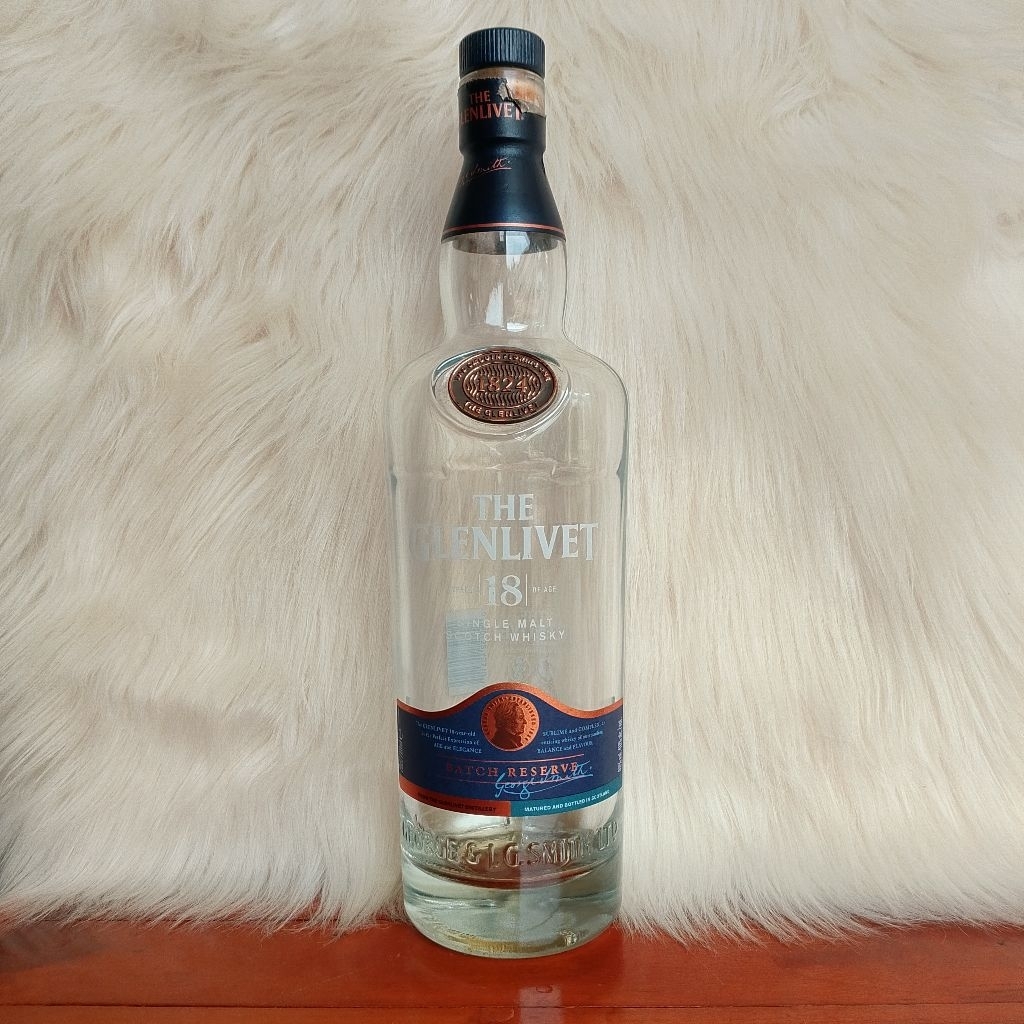 Botol bekas glenlivet buat koleksi