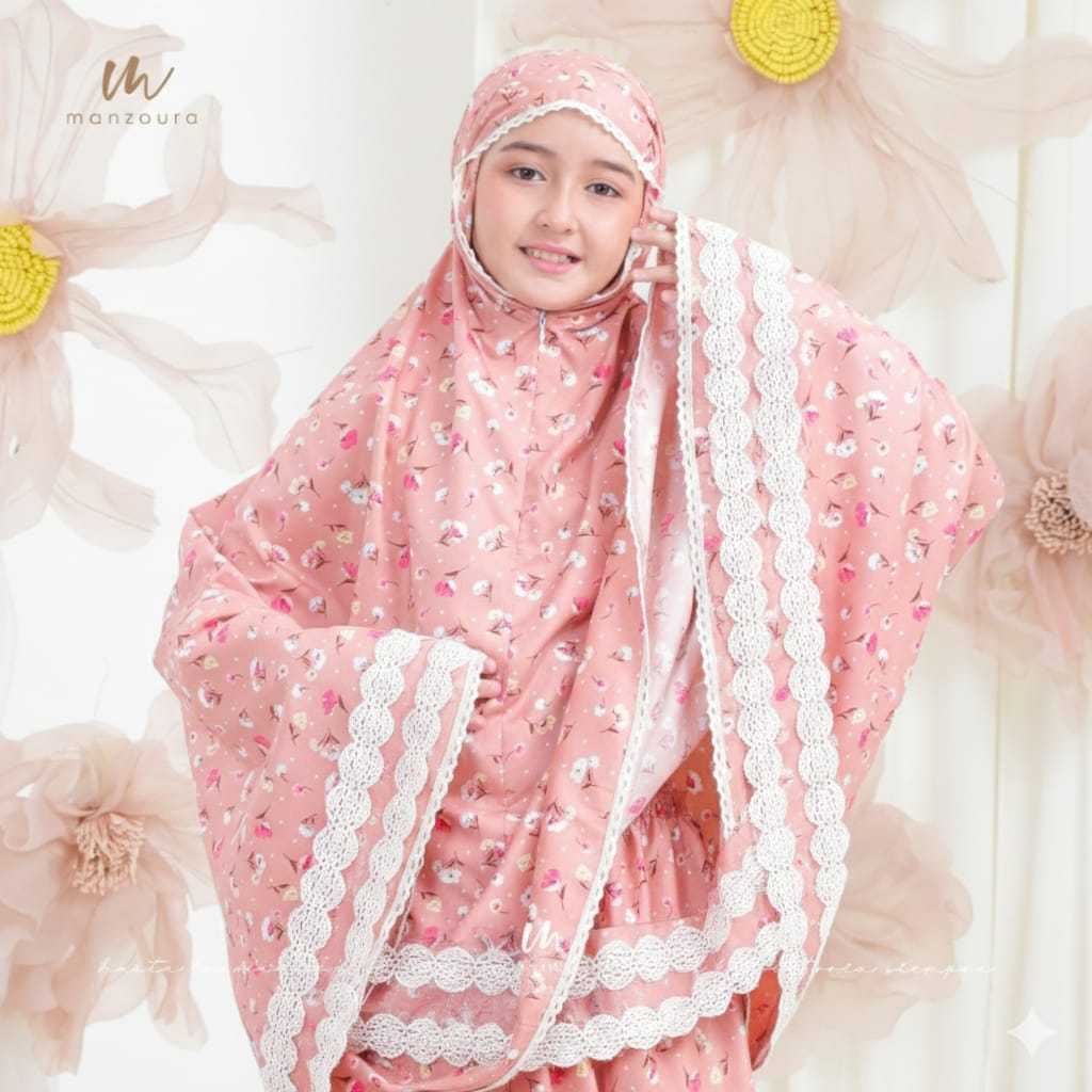 VIRAL MUKENAH ANAK MOTIF BUNGA RENDA TERBARU MUKENAH ANAK TANGGUNG 2IN1 MUKENAH KATUN MICRO PREMIUM
