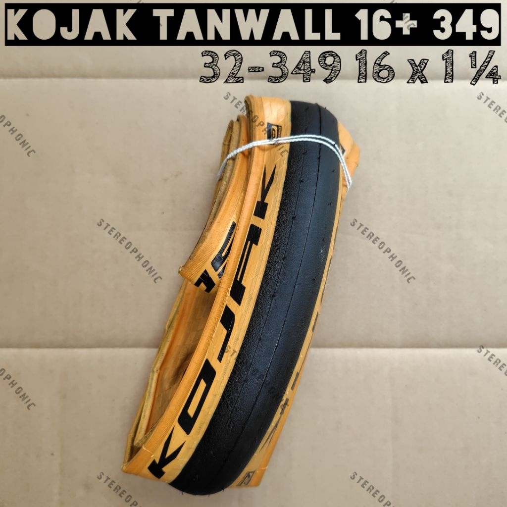 NEW ORIGINAL Ban Luar Schwalbe KOJAK Tanwall 16inch 349 Ban KOJAK Tan Wall 349 16+ Ban KOJAK 16inch 