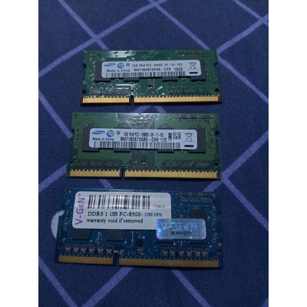 Samsung 1GB DDR3 Laptop Memory (RAM SO-DIMM). 