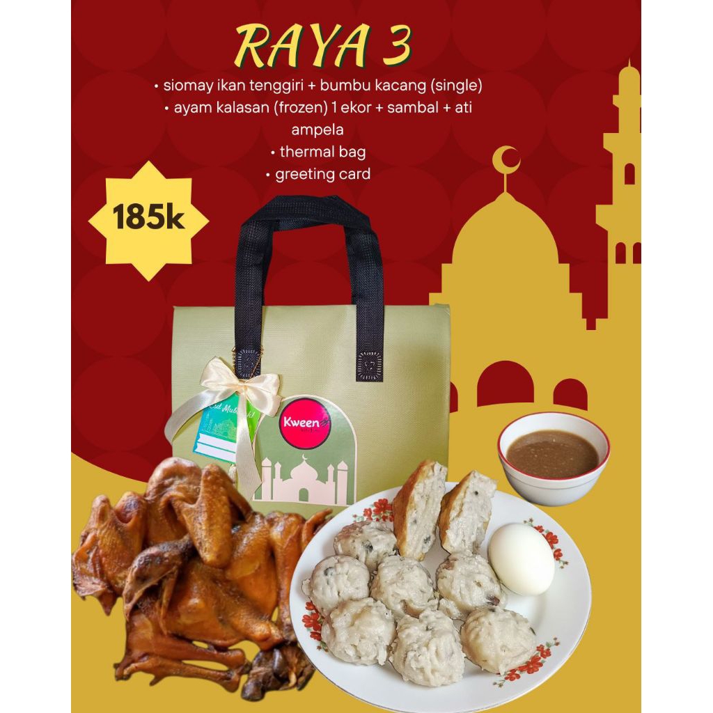 Lebaran hampers paket siomay ikan siomay ayam