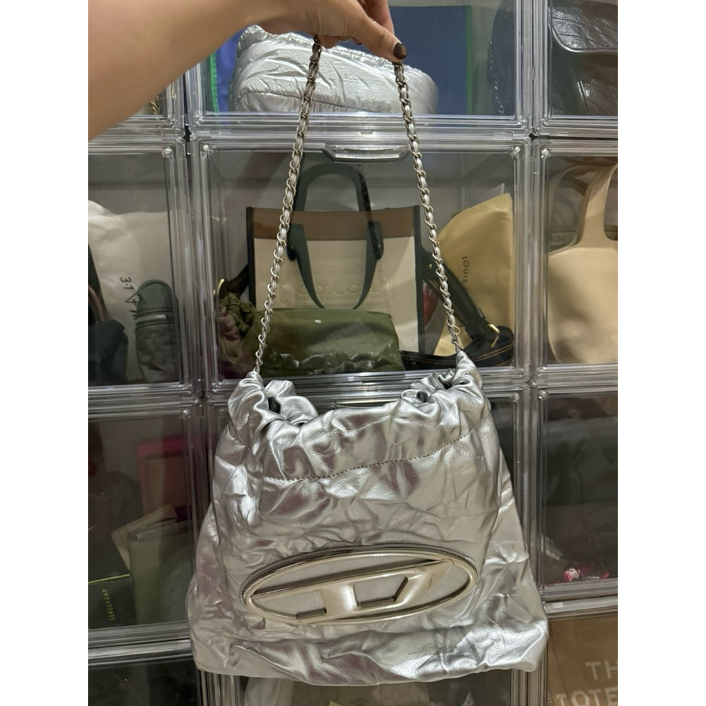 Preloved Tas Diesel Grey Tote Bag