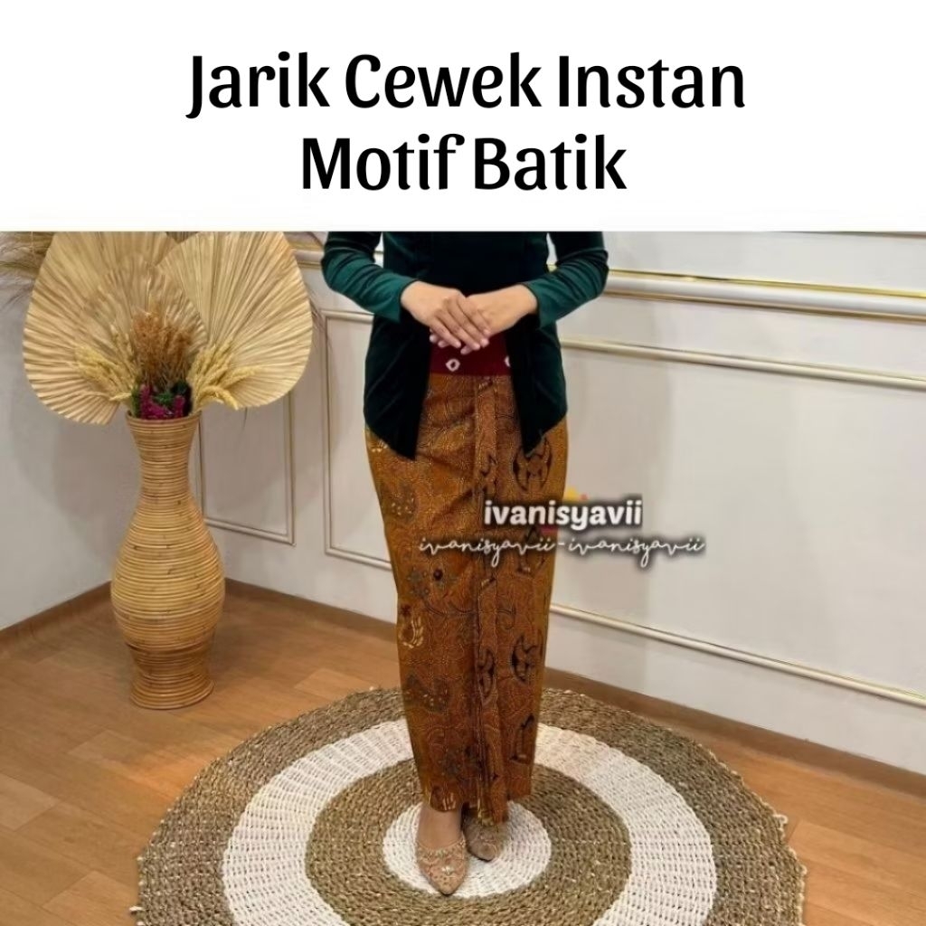 JARIK CEWEK • Jarik Wiru Instan | Size Standar / Jumbo ~Jce