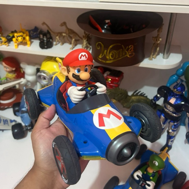 RC Carrera Super Mario & Luigi Elektrik Nyala Kencang Dapat Keduanya