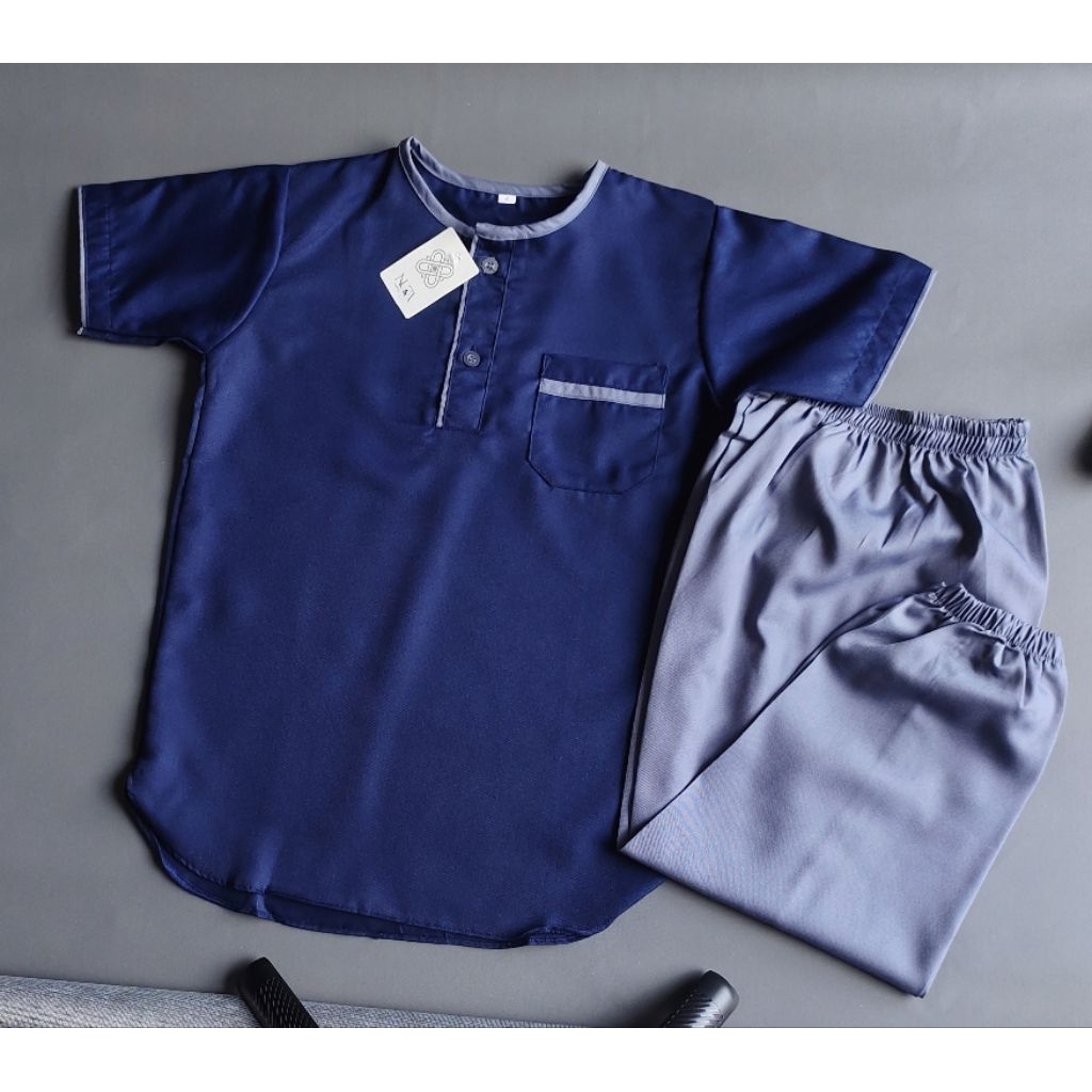 Baju Koko Setelan Anak dan celana chinos anak 1-14 tahun