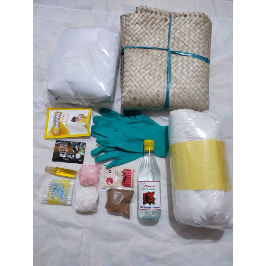 kain kafan perpaket lengkap