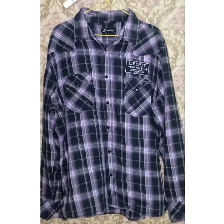 Flannel Veterano vtg y2k Japanese brand
