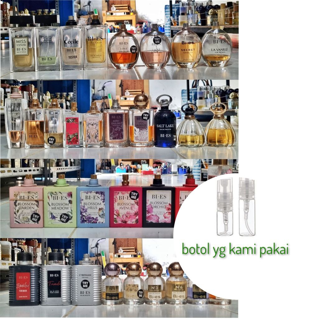 1ml Decant Parfum Bi-Es BiEs | Viviane Elixir B33 Cecile Love Vanille Idealist Sicily Wish Roses Joy