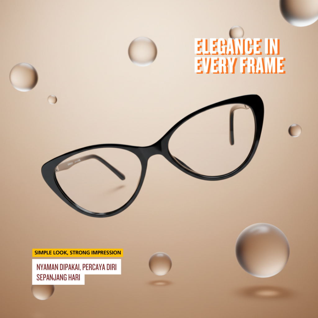 Oriana Eyewear Frame Kacamata Minus / Frame Kacamata Optik / Frame Cat Eye - 803