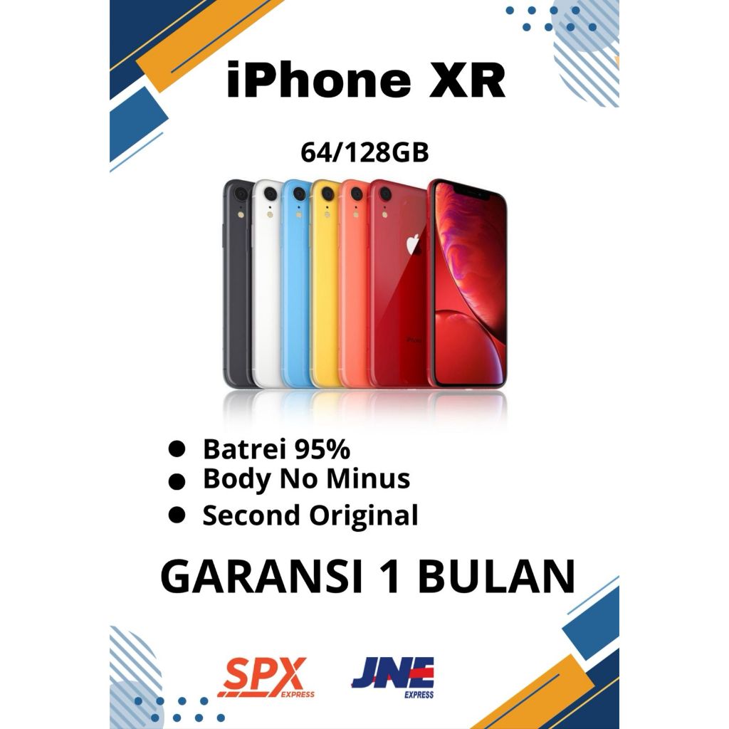 IP XR 64/128GB EXINTER SECOND FULLSET BEKAS MULUS NO MINUS BERGARANSI