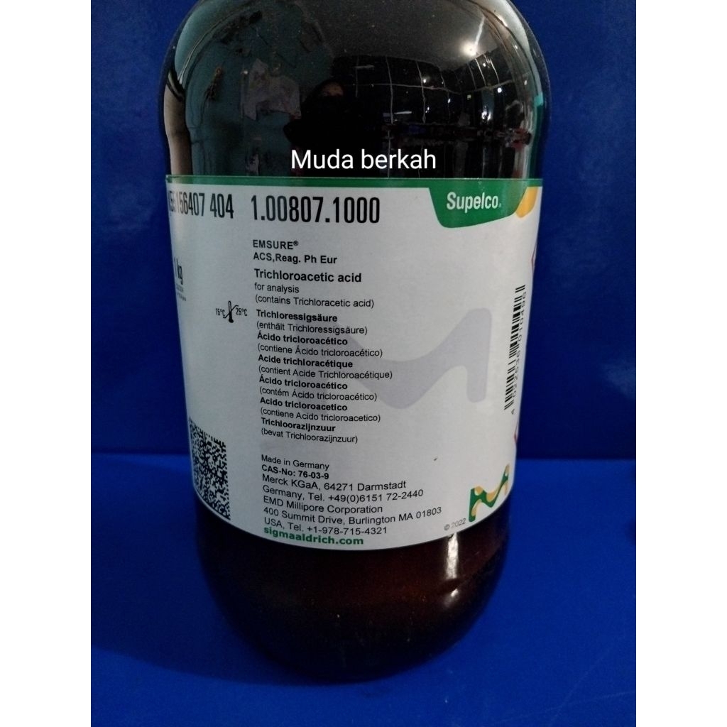 TCA 20 gram/ TCA grade analisis